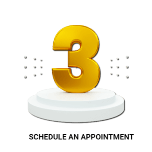numbers (3) Third Step Schedule an appointment